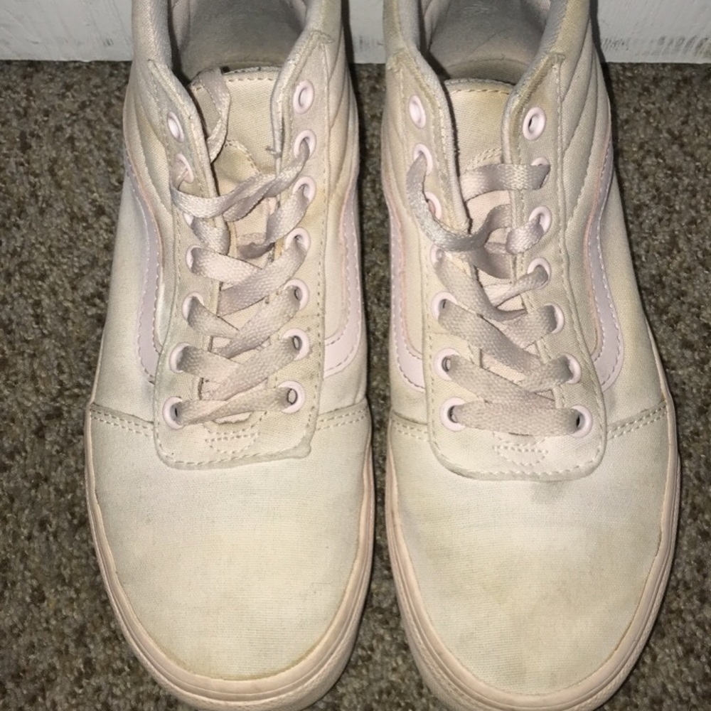 Pink high top vans